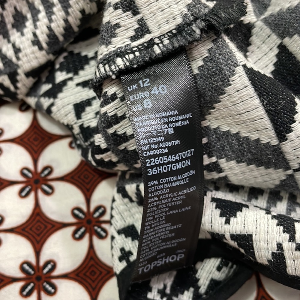 Top Shop Tribal mini Skirt - Picture 12 of 12